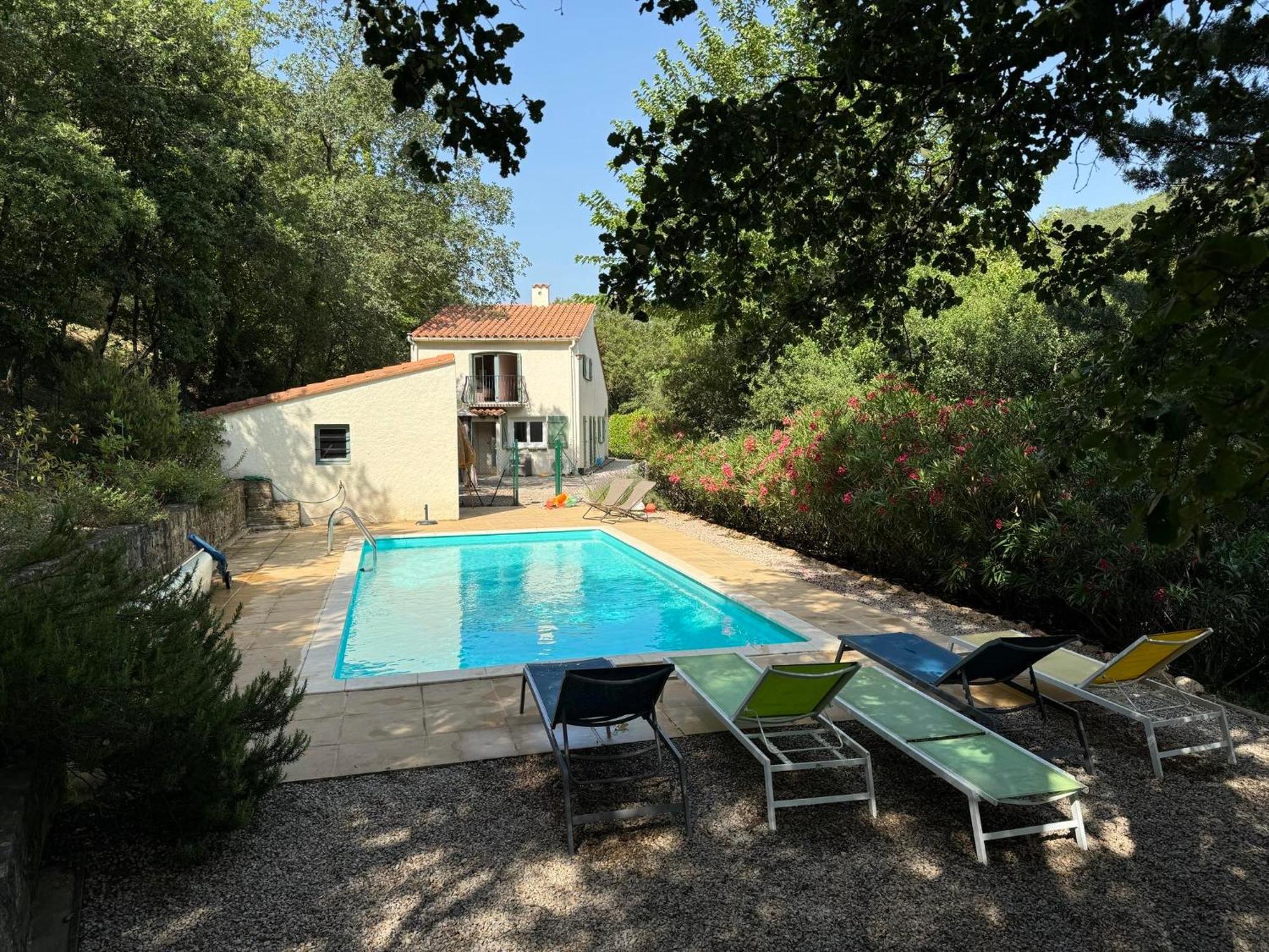 Maison Avec Piscine Chauffee Entre Mer Et Montagne Montauriol  外观 照片